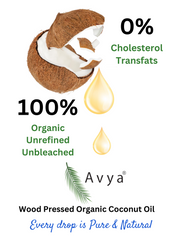 Avya Wood-Pressed Organic Coconut Oil