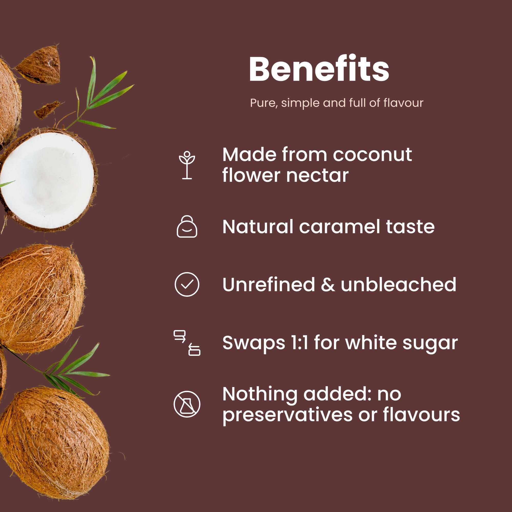 Coconut Sugar – Natural Unrefined Sweetener